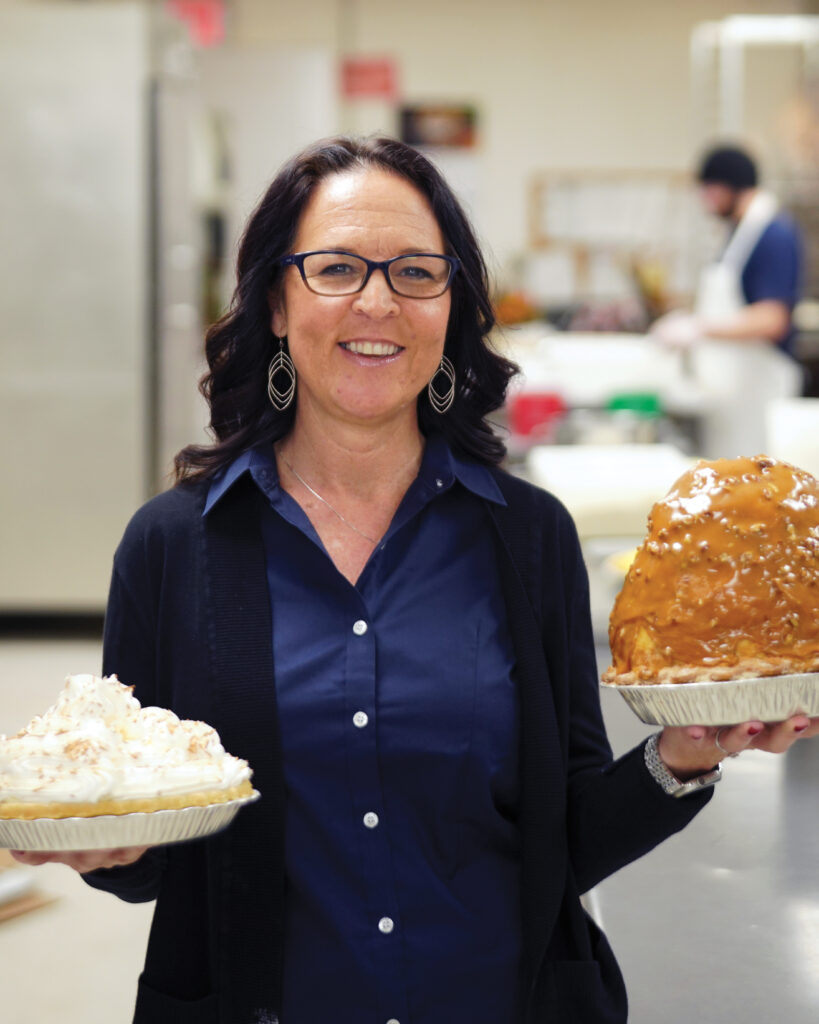 Kim Hostetter from the Blue Owl Restaurant and Bakery, a Midwest BankCentre client